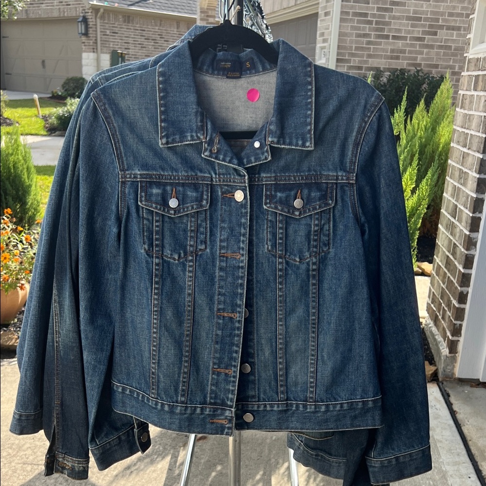 J. Crew Dark Blue Jean Jacket